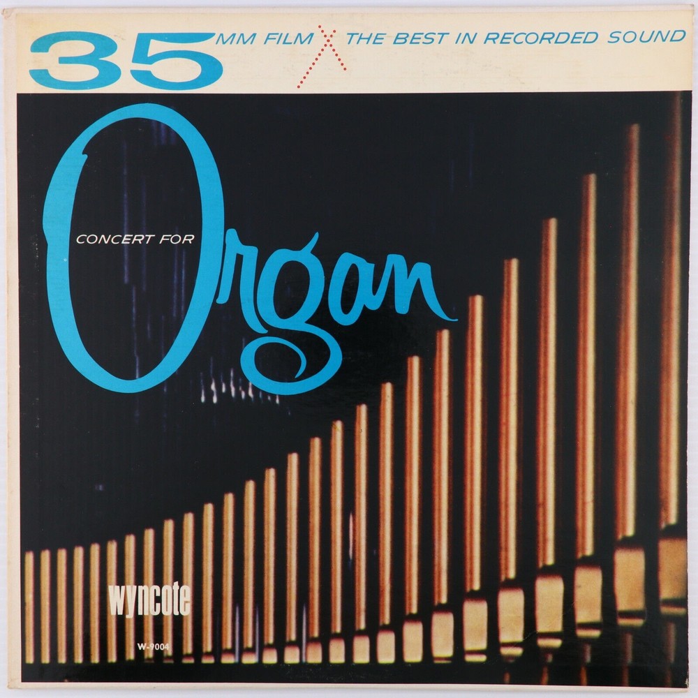 William Whitehead Concert For Organ 1964 Mono 12" Vinyl LP Record Wyncote W-9004